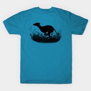 Running Whippet silhouette T-Shirt